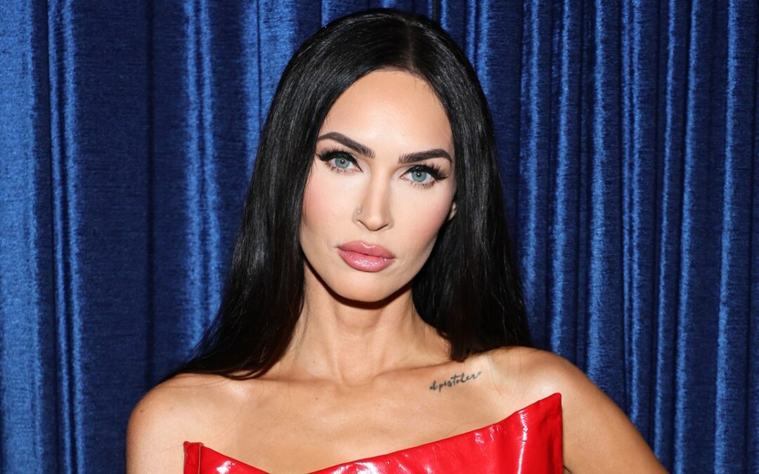 Goth Bride Megan Fox Just Debuted a Blonde Lob and Blunt Bangs — See Photos
