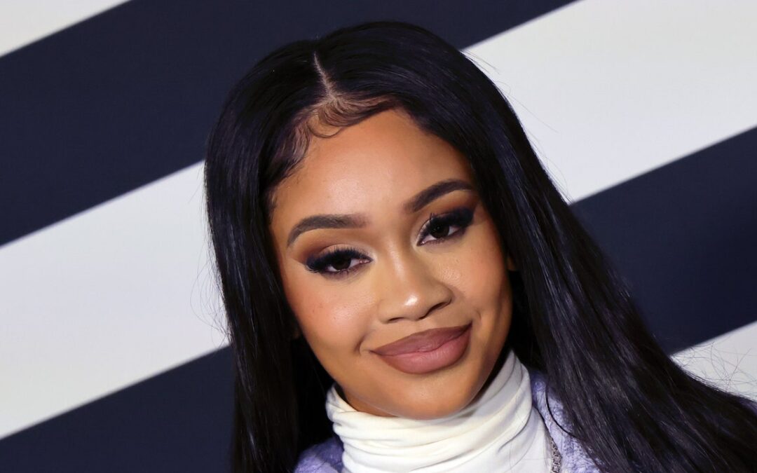 Saweetie’s Cotton-Candy Crimped Hair Looks Good Enough to Eat — See Photos