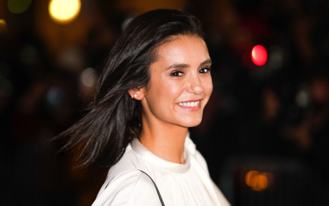 Nina Dobrev Learned How to Use a Curling Iron Live on Instagram — Video