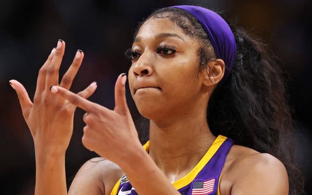 LSU’s Angel Reese Secures Championship With a Black Micro-French Mani — See Photos