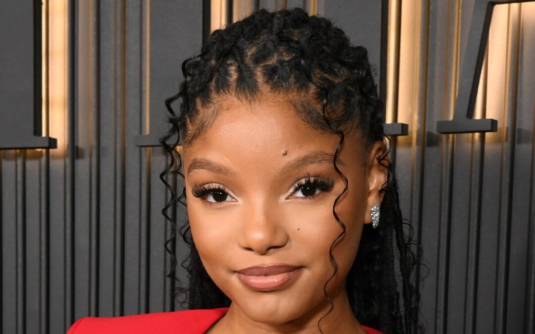 Halle Bailey’s Twisted Side Ponytail at the Final ‘Little Mermaid’ Premiere Is a Work of Art — See Photos