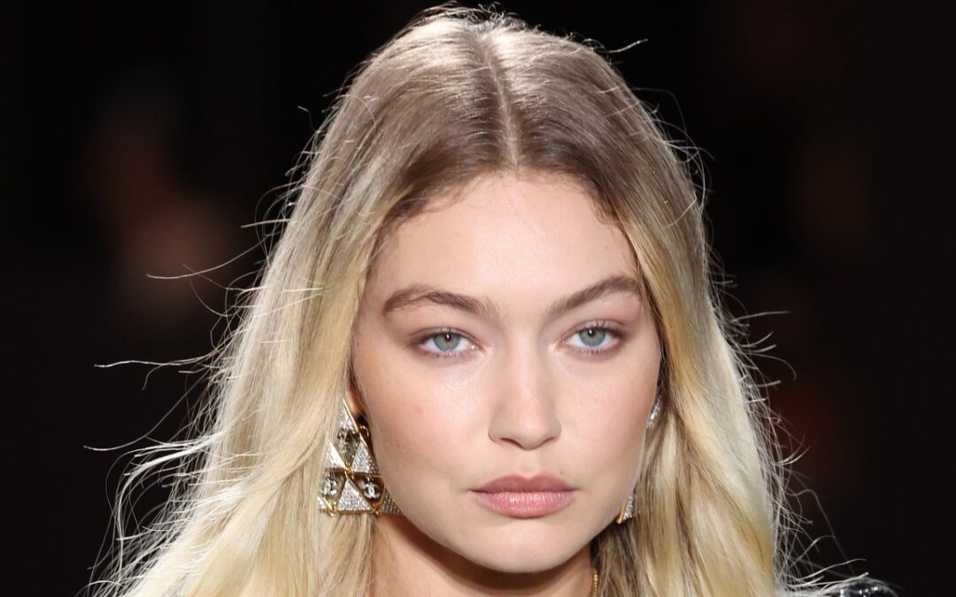 If You Showered Then Went Right to Bed, You’d Look Just Like Gigi Hadid at Miu Miu — See Photo