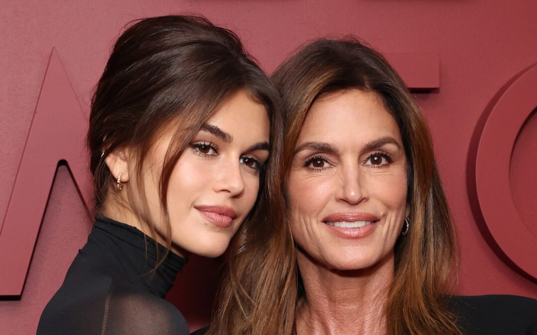 Cindy Crawford and Kaia Gerber Are Representing Two Generations of Blowouts — See the Photos